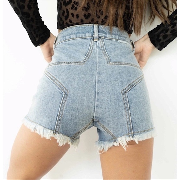 Revice star denim shorts szie 25 - Picture 1 of 5